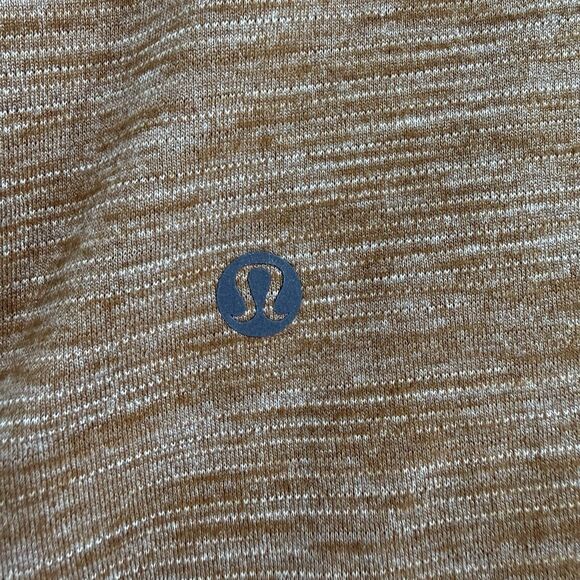 Lululemon Men's In Sequence Brown Short Sleeve Shirt Size Medium - Picture 8 of 9